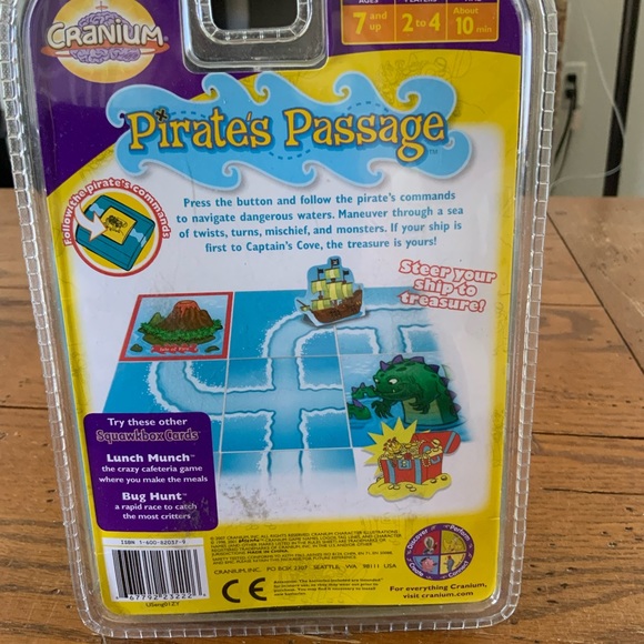 Pirate's Passage Cranium Squawkbox Cards Electronic Strategy Card Game 2007. - Picture 2 of 2